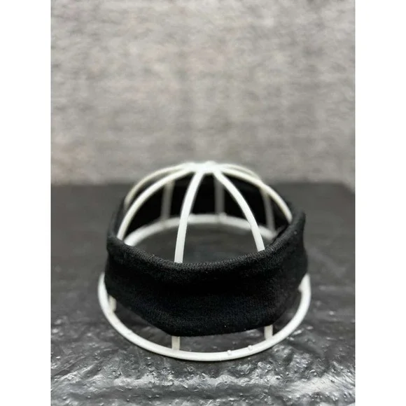 Supreme x New Era Mens Classic Embroidered Logo Acrylic Headband Black - Picture 2 of 7